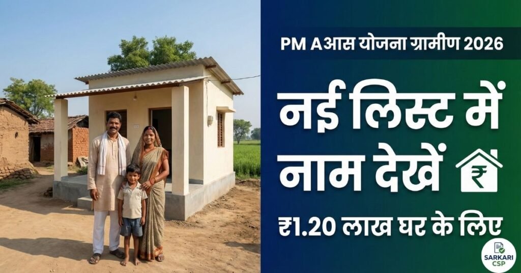 PM Awas Yojana Gramin 2026: नई लिस्ट में अपना नाम कैसे देखें? घर बनाने के लिए ₹1.20 लाख पाने की पूरी प्रक्रिया