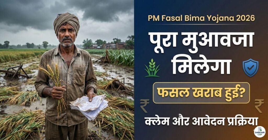 PM Fasal Bima Yojana 2026: फसल बर्बाद हुई तो घबराएं नहीं, सरकार देगी पूरा मुआवजा, जानें आवेदन और क्लेम की पूरी प्रक्रिया