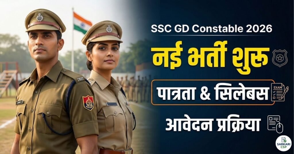 SSC GD Constable Recruitment 2026: पात्रता, सिलेबस और आवेदन प्रक्रिया की पूरी जानकारी